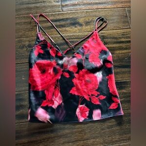 VS Rose Satin Blouse